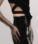 Top Estructurado en Terciopelo Italiano FB - Imagen 4